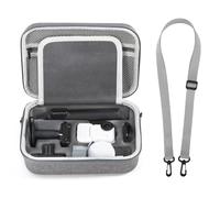 BeisDirect Custodia da viaggio per fotocamera Insta360 Go Ultra, borsa a tracolla di grande capacità, custodia rigida in nylon portatile per Insta360 Go Ultra Creator, grigio