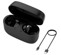 BeisDirect Custodia di ricarica per auricolari Jabra Elite 4 Active con scomparto di ricarica per auricolari wireless Jabra Elite4 Active BT senza cuffie, nero