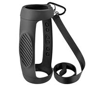 BeisDirect Custodia in Silicone per Altoparlante Bluetooth JBL Charge 5, Custodia Protettiva per il Trasporto con Custodia Antigraffio Portatile con Tracolla e Moschettone (Black)