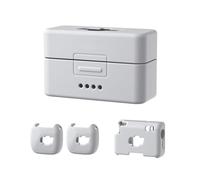 BeisDirect Custodia protettiva in silicone per DJI Mic Mini, custodia protettiva per microfono wireless per DJI Mic Mini trasmettitore/ricevitore/custodia di ricarica, 2 Tx+1 Rx Set Grigio, Custodia