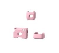 BeisDirect Custodia protettiva in silicone per DJI Mic Mini, custodia protettiva per microfono wireless per DJI Mic Mini trasmettitore/ricevitore/custodia di ricarica, 1 Tx+1 Rx Set Rosa, Custodia in