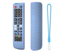 BeisDirect Custodia protettiva in silicone per telecomando Samsung Smart TV, antiurto, per Samsung BN59-01315A, BN59-01315B, BN59-01315E, BN59-01315L, blu luminoso