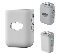 BeisDirect Custodia protettiva in silicone per trasmettitore DJI Mic 2, accessori per fotocamera sportiva, custodia protettiva per microfono wireless per trasmettitore DJI Mic 2, grigio, Custodia in