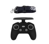 BeisDirect Custodia protettiva in silicone Protezione controller remoto con cordino per il collo per DJI AVATA/FPV Drone Remote Controller Accessori anti-caduta e anti-graffio (Nero)