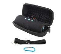 BeisDirect Custodia rigida da viaggio per altoparlante Bluetooth portatile JBL Flip 7 Flip7, custodia rigida portatile, custodia protettiva con moschettone e tracolla (nero)