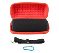 BeisDirect Custodia rigida da viaggio per altoparlante Bluetooth portatile JBL Flip 7 Flip7, custodia rigida portatile, custodia protettiva con moschettone e tracolla (rosso)