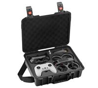 BeisDirect Custodia rigida per DJI Avata 2 accessori, custodia impermeabile per DJI Avata 2 Fly More Combo con occhiali DJI 3, custodia per drone di grande capacità con tracolla, nera, Nero , Custodia