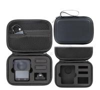 BeisDirect Custodia rigida per DJI Osmo 360, borsa da viaggio per fotocamera DJI Osmo 360, custodia in silicone per obiettivo, adattatore a sgancio rapido, batteria e accessori, Nero , Custodia per il