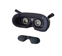 BeisDirect Drone Goggles 2 Schiuma Imbottitura Spugna Confortevole Viso Eye Pad Maschera di Ricambio per DJI AVATA Goggles 2 Accessori (Nero + Copertura Protettiva)