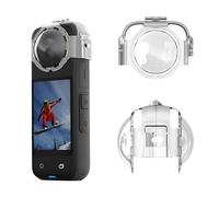 BeisDirect Lens Guard PC Copertura protettiva per Insta360 X4 Action Camera Anti-fog Lens Protector Sport Camera Lens Cap per Insta 360 X4 Accessori