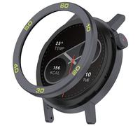 BeisDirect Lunetta interna per orologio CMF Pro2, lunetta in metallo CMF BY NOTHING Watch Pro2 di ricambio per orologio Pro2, custodia protettiva con pellicola temperata (grigio + verde)