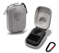 BeisDirect Mini custodia da trasporto per DJI OSMO 360 Panoramic Camera Bag Custodia protettiva Corpo Sport Camera Bag per DJI OSMO 360 Accessori, 10,4 x 8 x 3,5 cm, Nylon Grigio, Custodia per il