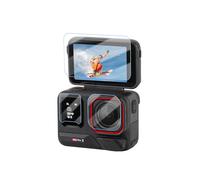 BeisDirect Pellicola proteggi schermo per Insta360 Ace Pro 2, in vetro temperato + pellicola protettiva frontale + pellicole per obiettivo per Insta 360 Ace Pro2, accessori per fotocamera (1 set)