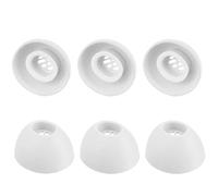 BeisDirect Set di 6 gommini in silicone per auricolari Oneplus Buds Pro 2, kit di ricambio per auricolari, colore bianco