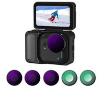 BeisDirect Set di filtri ND compatibili con Insta360 GO Ultra, UV CPL ND8 ND16 ND32 filtri polarizzatori a densità neutra per accessori per fotocamera Insta360 GO Ultra (ND8+ND16+ND32)