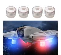BeisDirect Volo notturno per DJI NEO, segnale di volo notturno drone luce stroboscopica spia LED luci flash per DJI Neo Drone accessorio (4 pezzi)