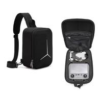 BeisDirect Zaino da viaggio per DJI MINI 4 PRO/MINI 3 PRO/MINI 3, borsa a tracolla portatile custodia rigida compatibile con DJI RC-N3 / RC2 telecomando e accessori, nero, Nero