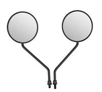 Beisha Specchietti retrovisori per moto, 2 pezzi 8 mm/0.3in specchietto retrovisore laterale rotondo universale per moto scooter bici elettrica