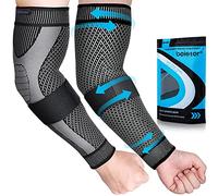 Beister - Manicotti a compressione con cinturino elastico per uomo e donna, 20-30 mmhg, antiscivolo, traspirante, spesso, supporto completo per braccio da tennis, allenamenti, artrite, linfedema, DVT