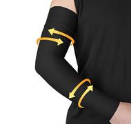 Beister (singolo),Manicotto a compressione medica per braccio a compressione graduata da 20 a 30 mmHg, supporto completo con fascia in silicone per linfedema, vene varicose, lesioni al braccio, sport