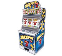 Beistle 1,5 m 10,5 "x 28,4" Slot Machine Photo Prop, Las Vegas a tema Casino Prom Décor- Gioco d'azzardo Night Party Forniture