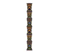 Beistle 50467 Jointed Tiki totem Pole, 7-feet