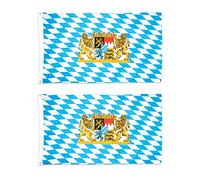 Beistle 53332, 2 bandiere bavaresi in tessuto, multicolore