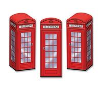 Beistle 54121 Phone Box Favor, 3 scatole da 81/5,1 cm