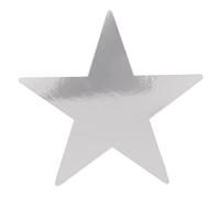 Beistle 55840-S 24-Piece Foil Star Cutouts, 15-Inch