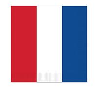 Beistle 58226 - Tovaglioli da pranzo, colore: Rosso/Bianco/Blu