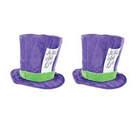 Beistle Cappelli a cilindro in peluche a forma di Cappellaio Matto di Alice nel paese delle meraviglie, accessorio per costume da tea party, festeggia con te dal 1900