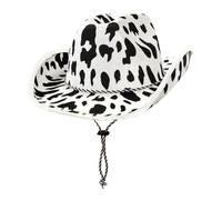 Beistle Cappello da Cowboy con Stampa a Mucca, per Tema Western Western Party Supplies, Costume di Halloween Dress-Up