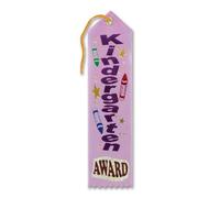 Beistle Kindergarten Award Ribbon 2" x 8" accessorio per feste