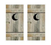 Beistle Outhouse, coperture per porte, 2 pezzi, 76,2 cm x 1,5 m, multicolore