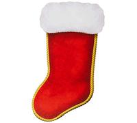 Beistle S22031AZ3 - Mini sagome natalizie a forma di calza di Natale, 18,4 cm, colore: Rosso/Bianco