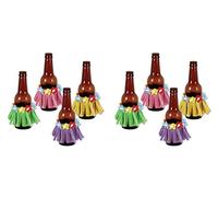 Beistle S50044AZ2 - Gonne Hula per bevande, in plastica, multicolore