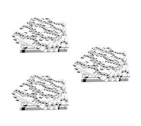 Beistle S58113AZ3 - Tovaglioli di carta, 48 pezzi, colore: Bianco/Nero