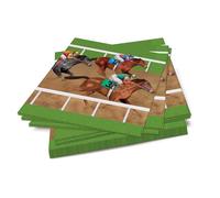Beistle - Tovaglioli da tavola da corsa a cavallo, multicolore
