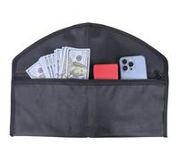 BEISUOSI Stash-it, cassaforte con tasca nascosta, si adatta sotto i vestiti appesi con tasca per nascondere oggetti di valore per la casa o i viaggi (1, nero)