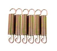 BEITESI Molla Elastica per Trampolino Molla Sostitutiva per Molla Accessori per Trampolino Mini Primavera del Trampolino 130mm/5.1″(6 Pack)
