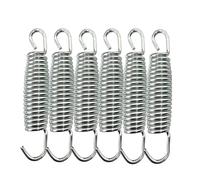 BEITESI Molla Elastica per Trampolino Molla Sostitutiva per Molla Accessori per Trampolino Mini Primavera del Trampolino 120mm/4.7″(6 Pack)