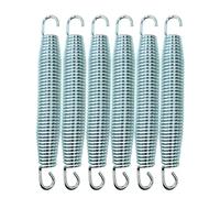 BEITESI Molla Elastica per Trampolino Molla Sostitutiva per Molla Accessori per Trampolino Mini Primavera del Trampolino 180mm/7″(6 Pack)