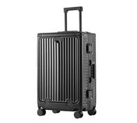 BEITH Valigia Trolley Rigido - BSM002, USB, Type-C, Gancio, Portabicchieri, Anteriore Aperto Bagaglio a Mano, Telaio in Alluminio, Ruota Silenziosa in TPE a 360°, Lega PC, Serratura TSA, Impermeabile