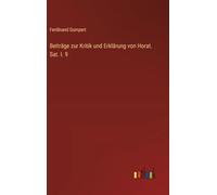 Beiträge zur Kritik und Erklärung von Horat. Sat. I. 9