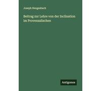 Beitrag zur Lehre von der Inclination im Provenzalischen