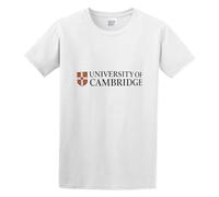 BEIYANUO Adult T-Shirts University of Cambridge Logo White XL
