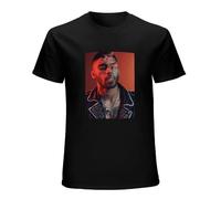 BEIYANUO Adult T-Shirts Zayn Malik Smoke Black L