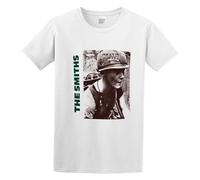 BEIYANUO Men's T-Shirts The Smiths Meat Is Murder White S