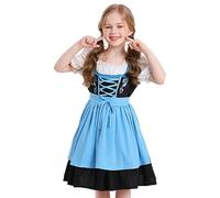 Beiykhera Abito Oktoberfest per Bambini Set Vintage con Grembiule Halloween