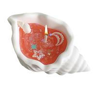 Beiykhera Candele profumate | Candele profumate antistress - Candela a forma di conchiglia fatta a mano naturale candela decorativa 4-6 ore tempo di combustione con fragranze marine per donne